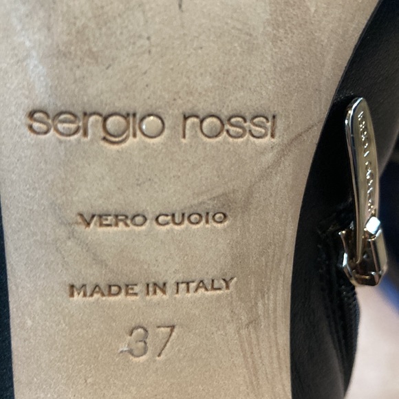 Sergio Rossi Godiva Over the Knee Stretch Boot Size 7 (37 Italian)